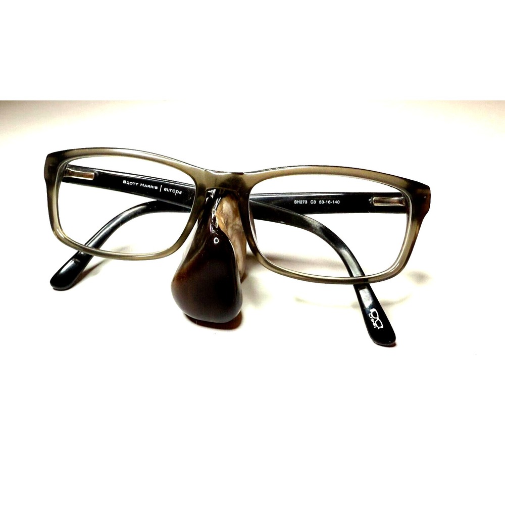 Scott Harris Eyeglasses Europa Old‎ Money Classic SH273 Brown Grey FRAMES ONLY
